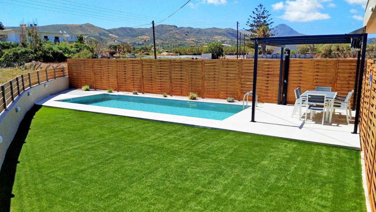 Balos Residence Private Pool Seafront Seaview Kíssamos Esterno foto