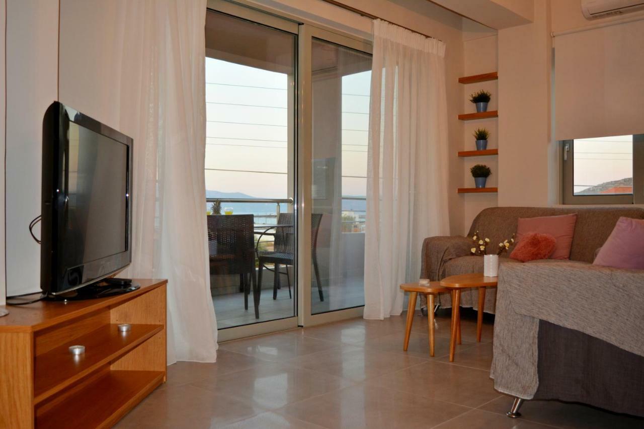 Balos Residence Private Pool Seafront Seaview Kíssamos Esterno foto