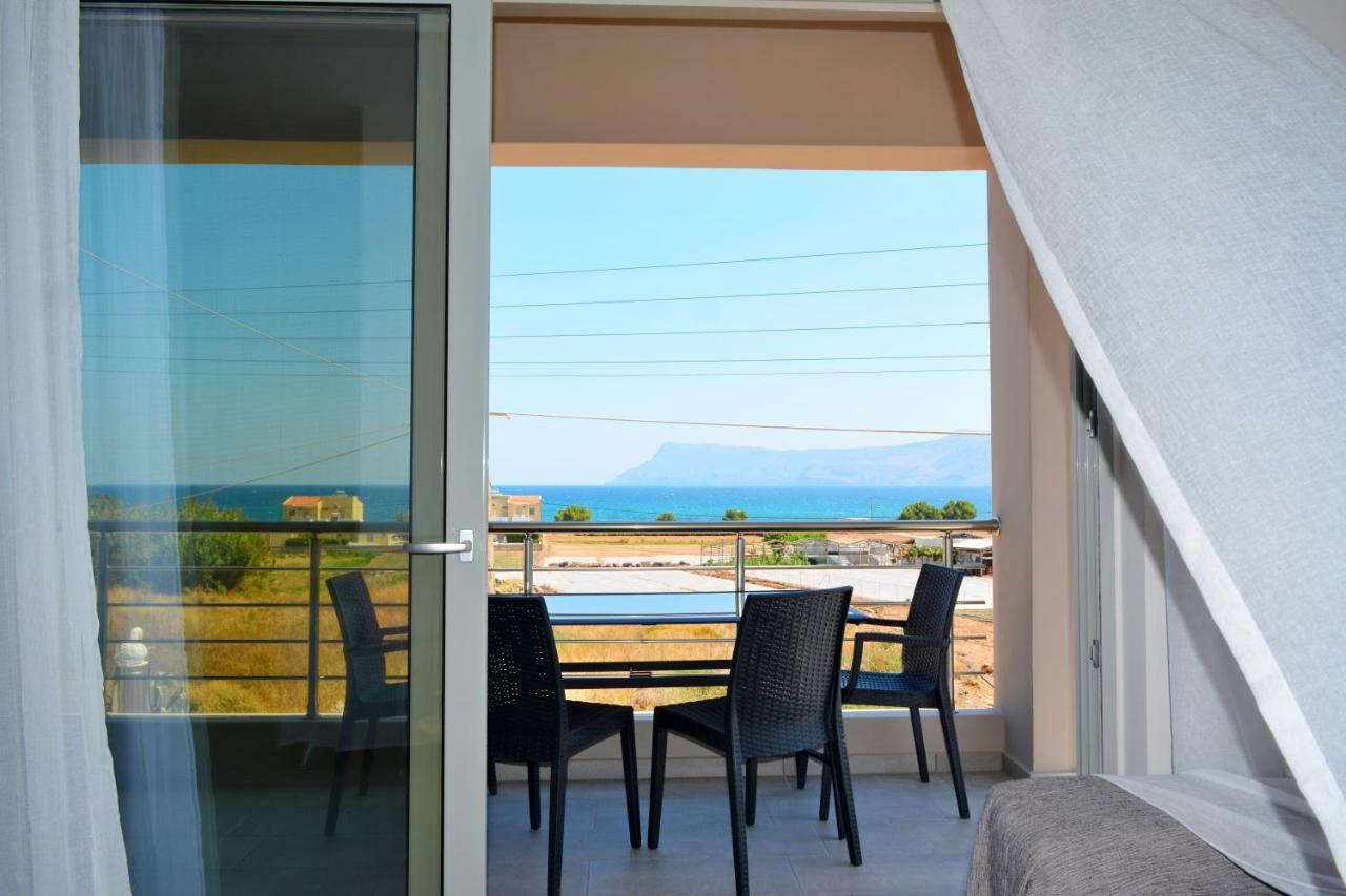 Balos Residence Private Pool Seafront Seaview Kíssamos Esterno foto